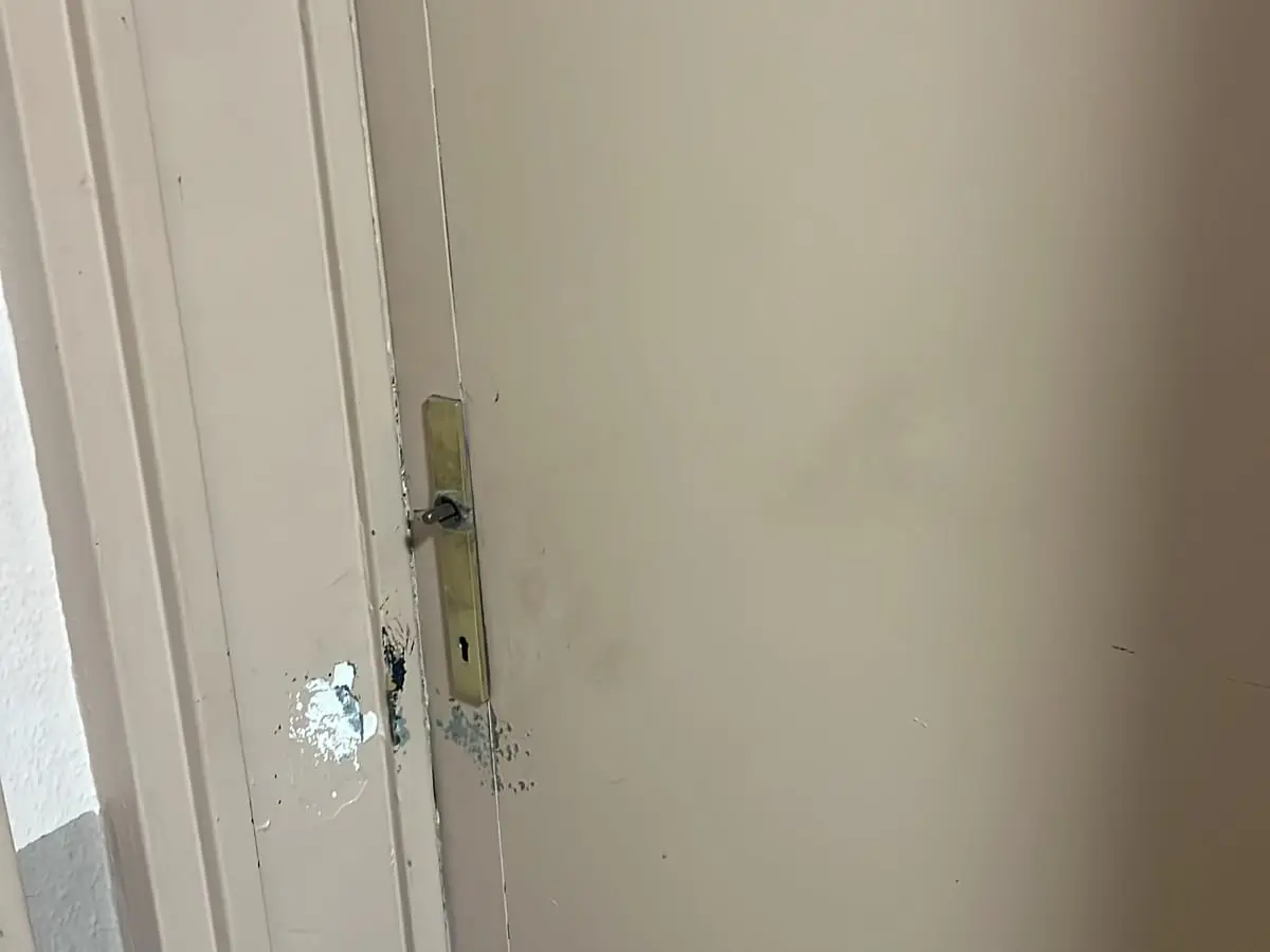 Chant de porte et gâche après intervention